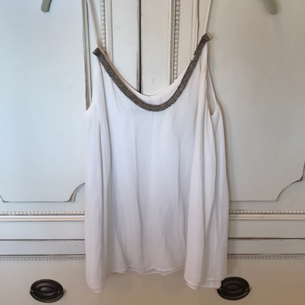 Zara Basic Beaded Top